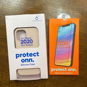 Silicone Case iPhone 12 mini w/screen protector